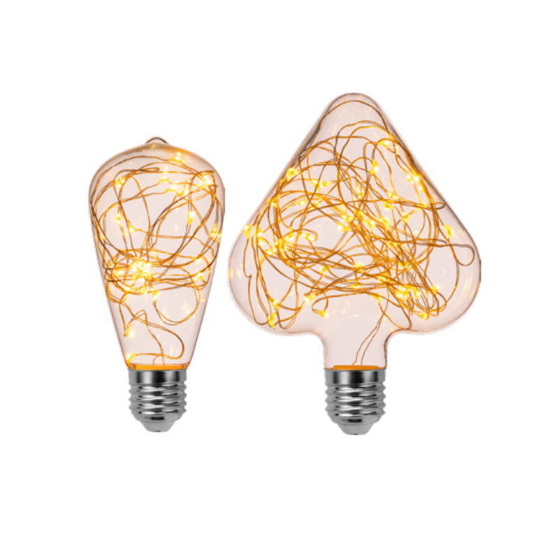 Měděná drátěná lampa Měděná drátěná lampa