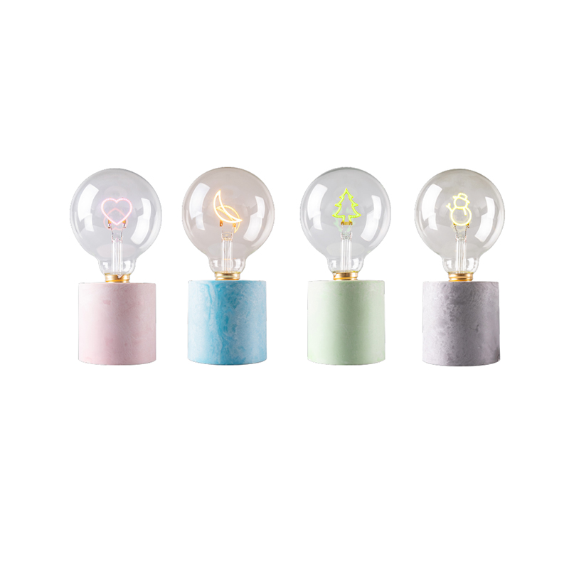 Dekorativní základna stolní lampy (vápno) Dekorativní základna stolní lampy (vápno)